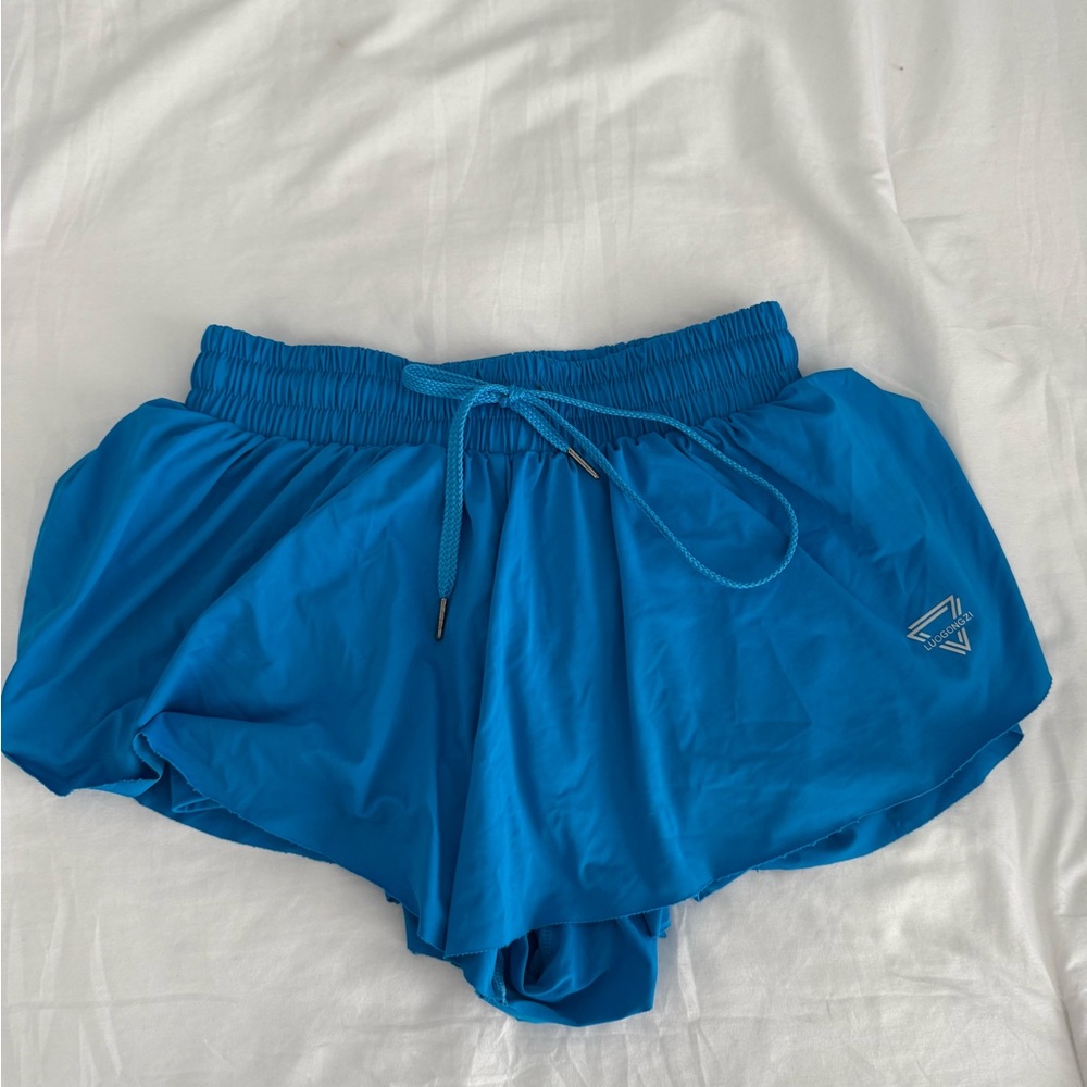 Blue Women's butterfly Shorts